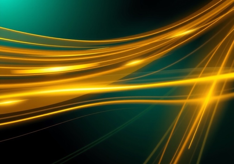 Golden light streaks